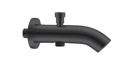 مخرج سفلي 1/2" مسبك دائري SD3206- BC لخلاط دفن بمحول قنطره بانيو 39مم اسود S.D