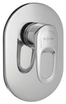 جسم خلاط بانيو دفن SD3228-CP بالمقبض لوار S.D