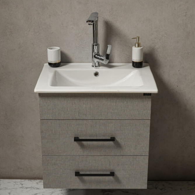 وحدة موبيليا 60سم TERRA -60- 302 رصاصي كتان دوفو