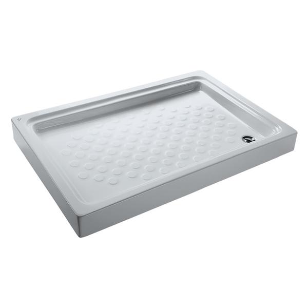 حمام قدم مستطيل 120*80*17سم بالجانب برجامون IS
