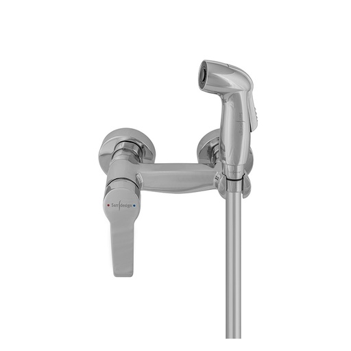 [54031105001] خلاط حمام قدم110مم SD 1134-C-CP بالحامل وشطاف نحاس بخرطوم كرومالوكس امازون S.D