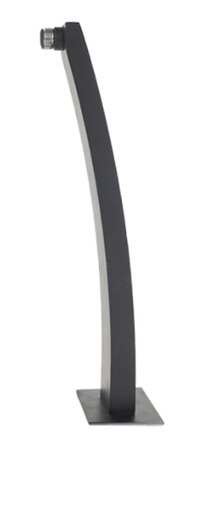 [65050501020] مخرج علوي 1/2" SD3216-BC لخلاط دفن اسكالا اسود 350مم S.D