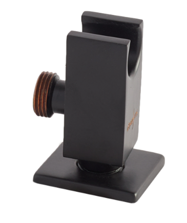 [65050501022] مخرج دفن 1/2*1/2" SD3209-BC مع حامل سماعه مربع اسكالا اسود S.D