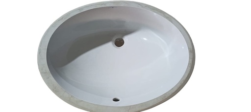 [32632001011] حوض 58سم سيناء ابيض وايت فيل