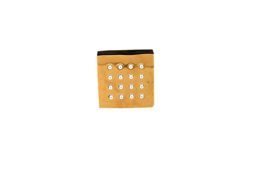 [65121601007] جيت مياه ذهبي مربع